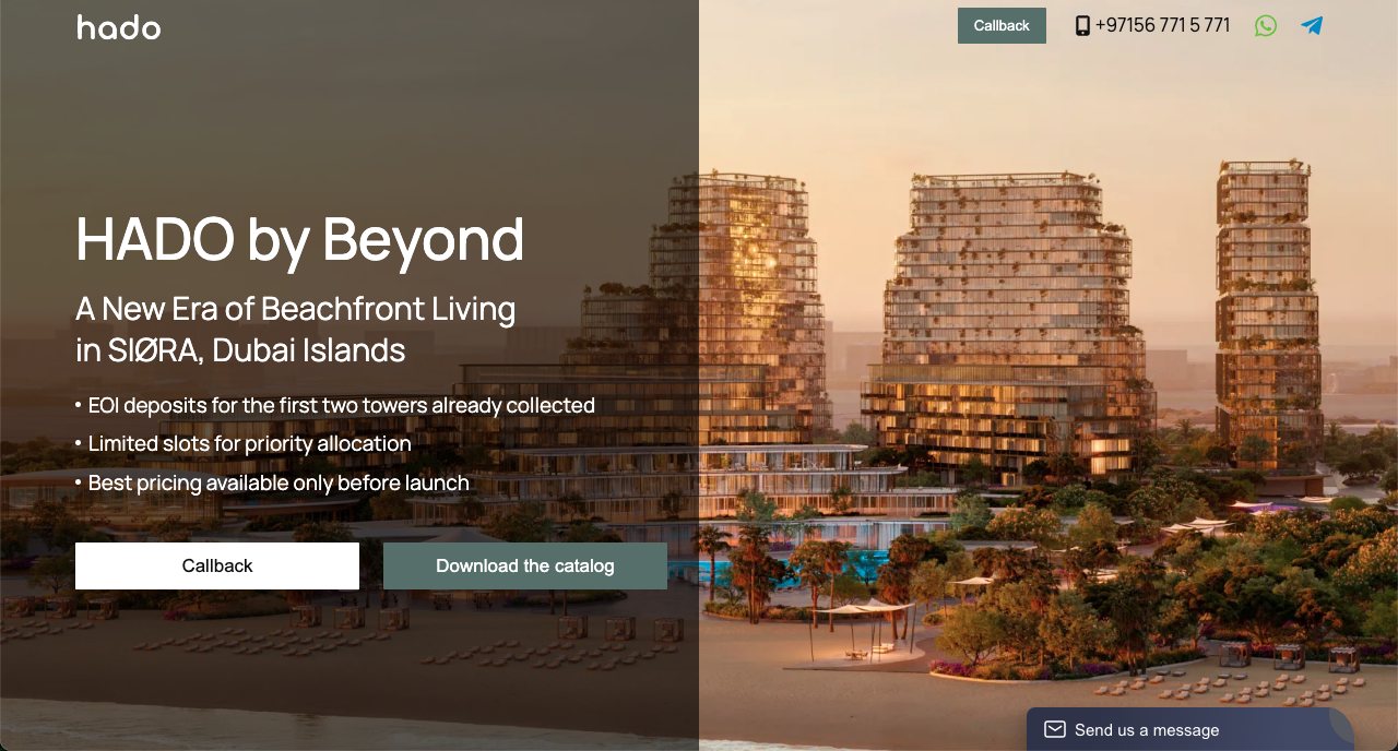 hado dubai island project